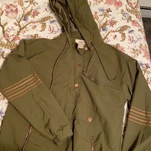 Olive and Gold wind breaker
